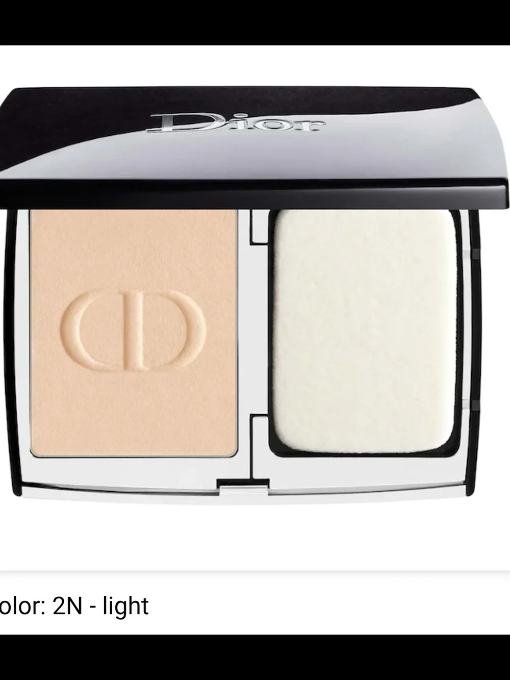 Dior Forever Natural Velvet No transfer Longwear Compact Foundation- 2N Light